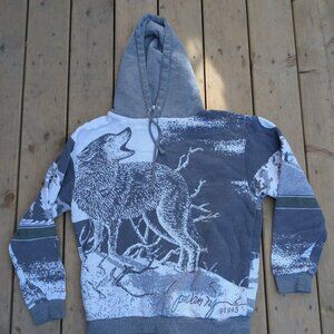 Rye Dylan Reworks Handmade Wolf Sweater Hoodie